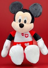 Disney Mickey Mouse Valentine's Day 19  Stuffed Plush Toy Hearts Shirt Love