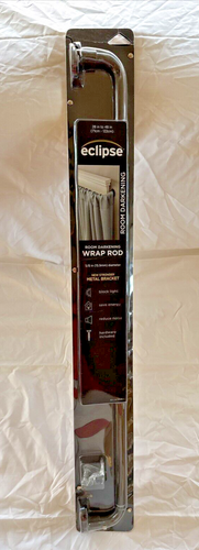 Eclipse EC Wrap Around Window Curtain Rod, 28-48", Expresso - Zdjęcie 6 z 15