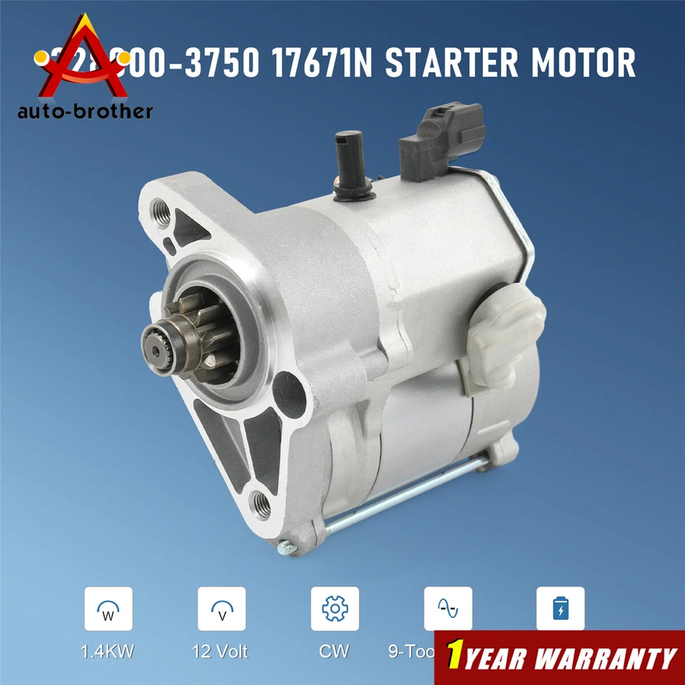 Starter 228000-3750 For 1996-2002 Toyota 4Runner 2000-2004 Tundra 3.4L - Image 4 of 4