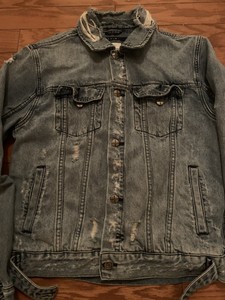 jaqueta jeans masculina grande