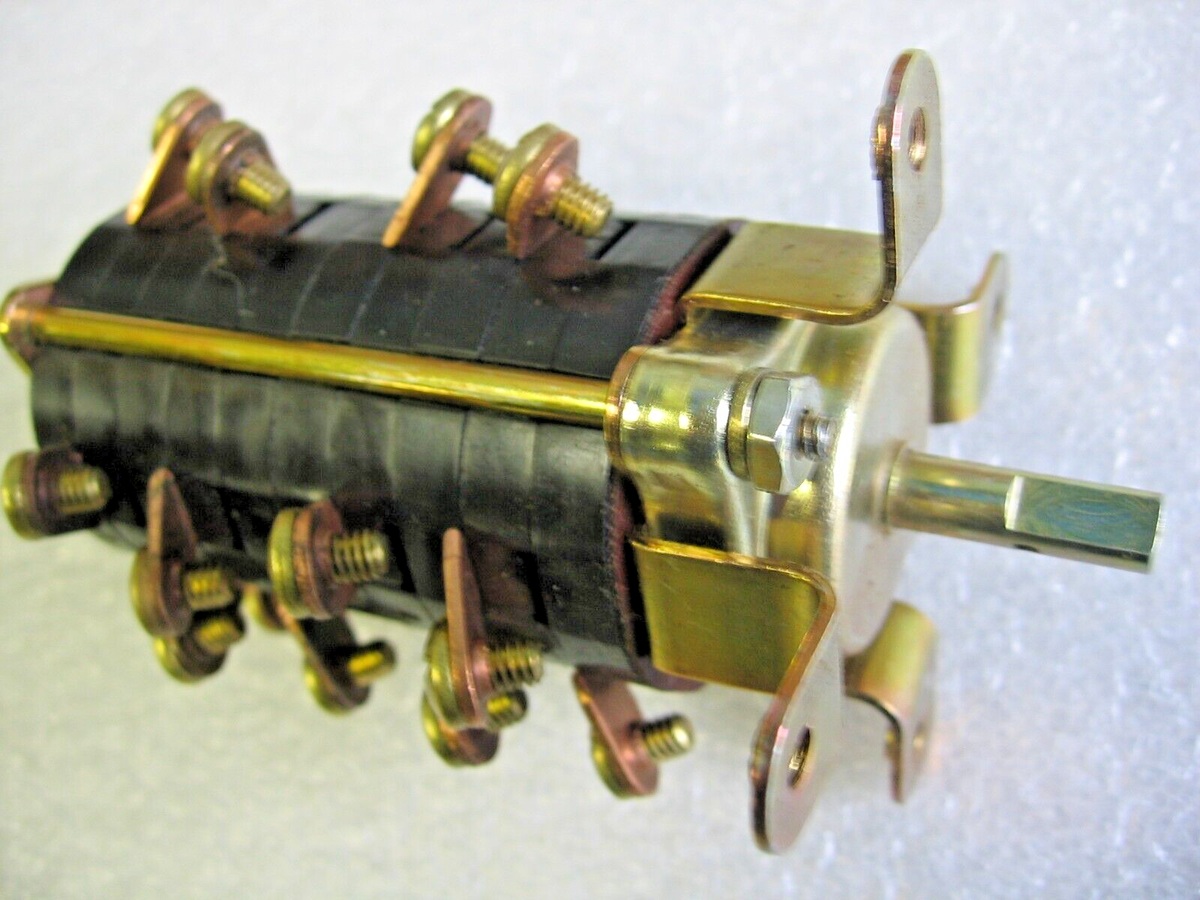 4 Pole Snap Action Rotary Electro Switch 101904LS 600v Caterpillar