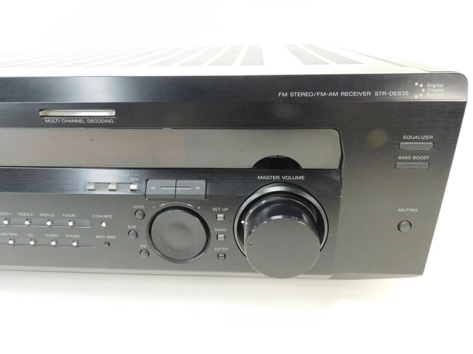 SONY STR-DE635 AM/FM STEREO RECEIVER NICE 5.1 270W DIGITAL CINEMA SOUND & EQ - Image 4 of 4
