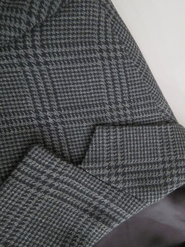 Armani Collezioni 100% cotton bold check three button sport coat 38 R - Picture 8 of 11