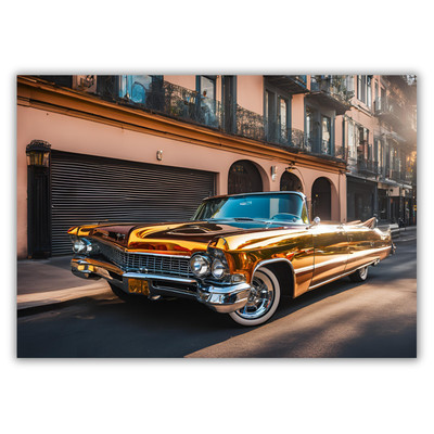 Auto Poster Fahrzeug Wandbild Druck A3 - A1 Interior Design Man Cave Bild Plakat