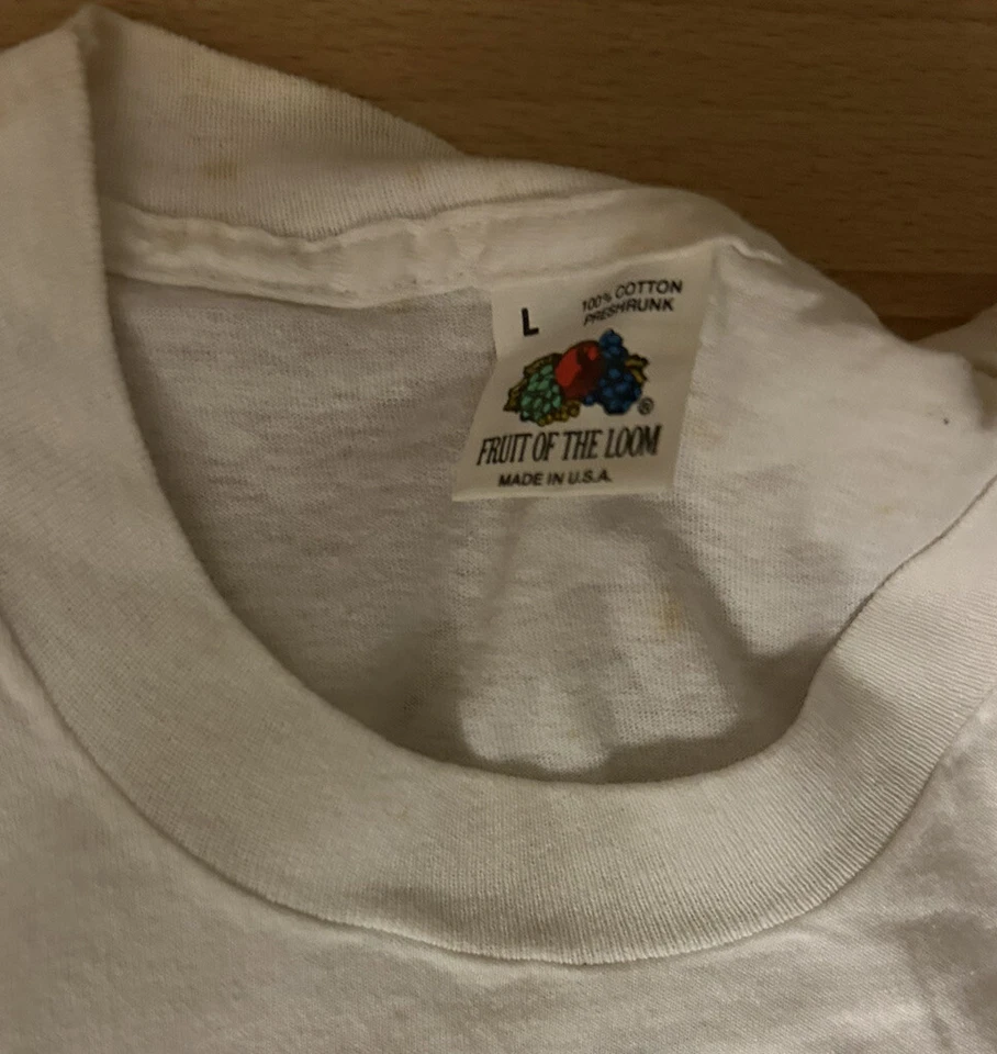 Used Vintage 1990 Large David Bowie Sound & Vision Rock Concert Tour T-Shirt - Image 2 of 4