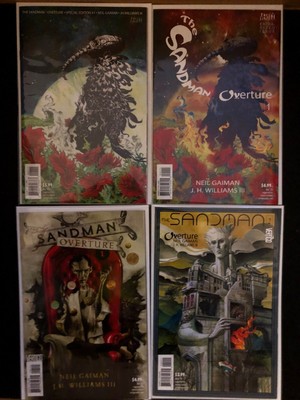 DC Vertigo Comics:  THE SANDMAN OVERTURE 1-6 Series N. Gaiman +2 20 comic lot