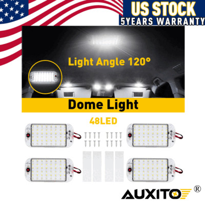 4 Pack 12V Led RV Ceiling Dome Light LED Interior Lighting for Trailer Camper RV