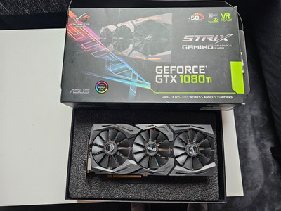 ASUS ROG Strix GeForce GTX 1080 Ti OC, ROG-STRIX-GTX1080TI-O11G-GAMING, 11GB GDD