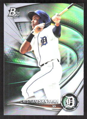 2022 Bowman Platinum Cristian Santana #TOP-24  Baseball  Detroit Tigers