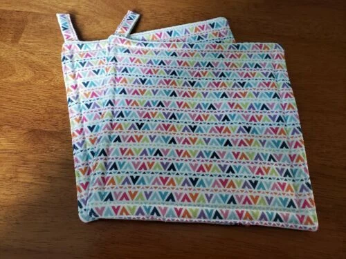 Guantes para horno Handmade Chevron y agarraderas