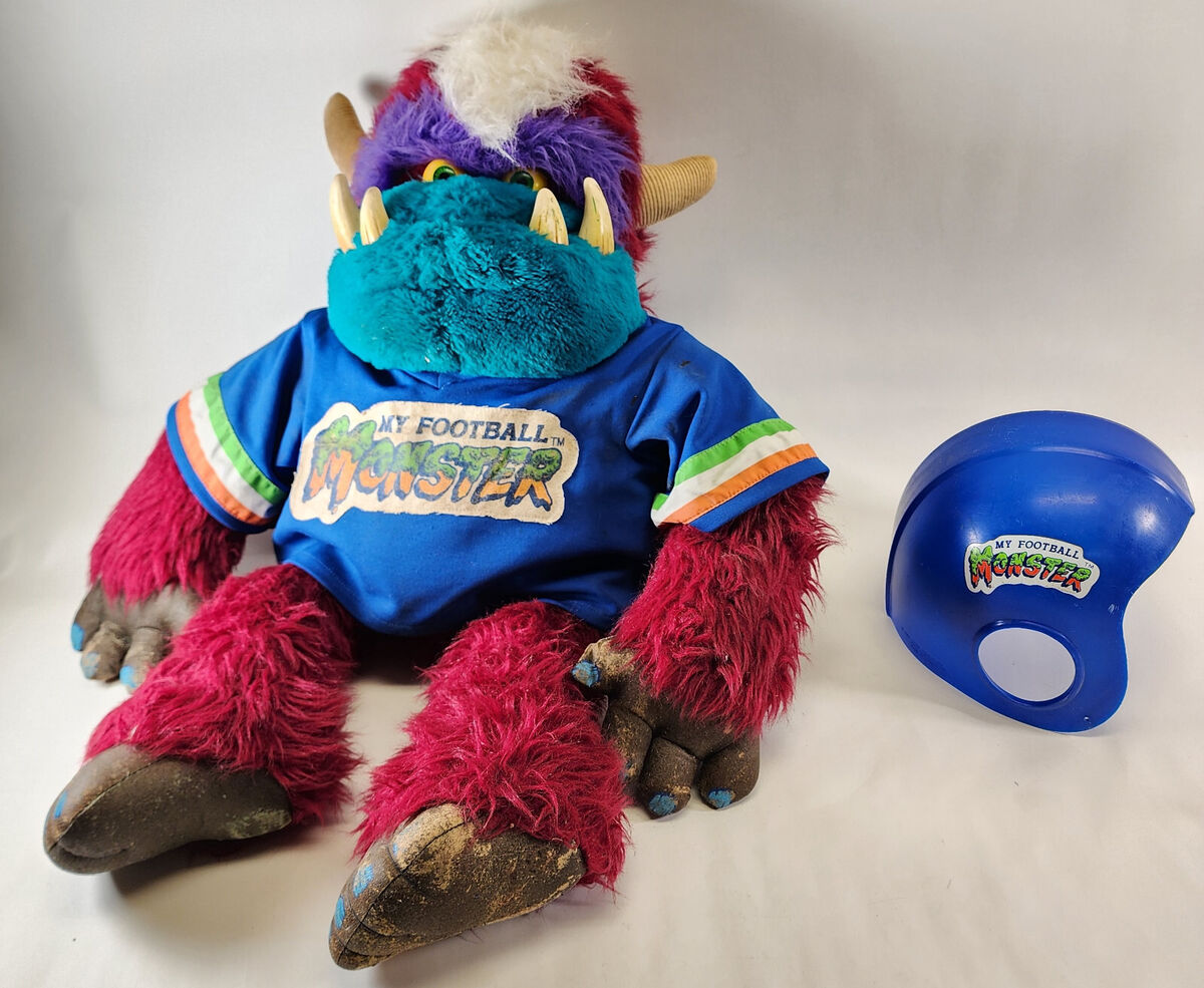 Vintage My Pet Football Monster 1986 AMTOY RARE Plush Toy Vintage My Pet Football Monster 1986 AMTOY RARE Plush Toy