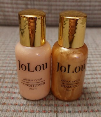 Shampoo und Conditioner Set JoLou Argan Gold 30ml