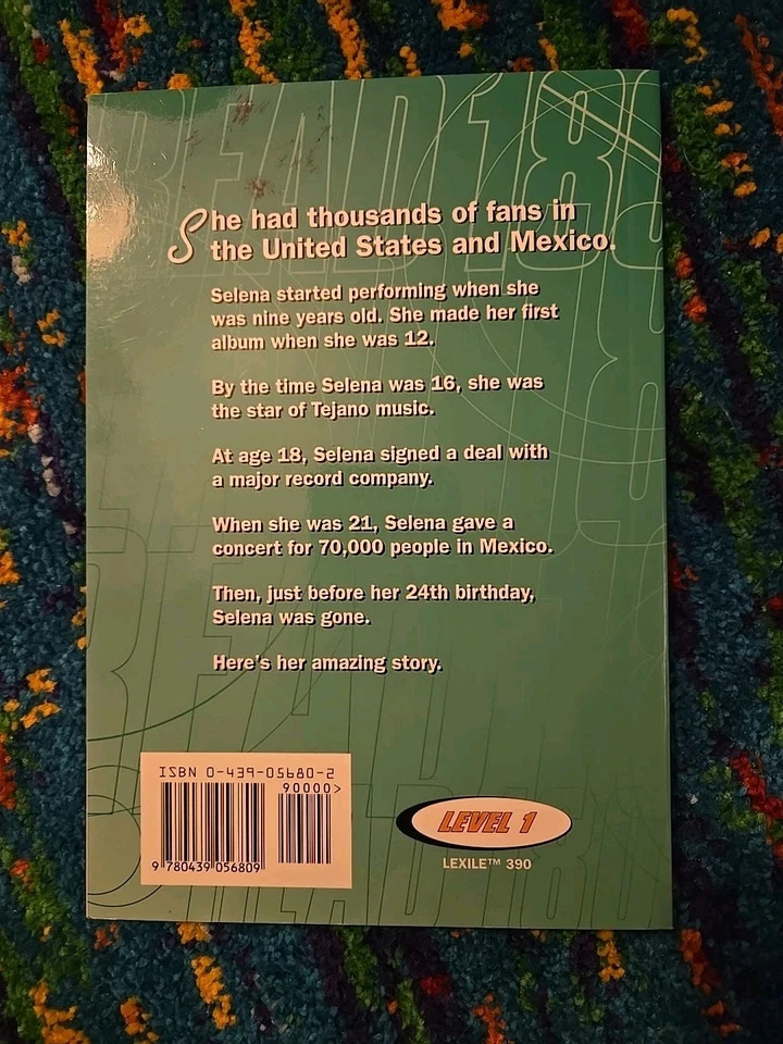 RARE 1999 Selena Scholastic Book Learning To Read By Sandra Seshan - Image 2 of 4