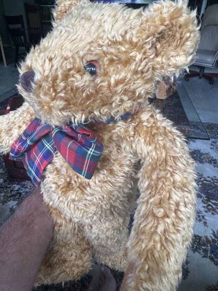 Oso de peluche de 18" vintage Avon 1996 Mr. Maxx roncando - funciona Foto 3 de 4