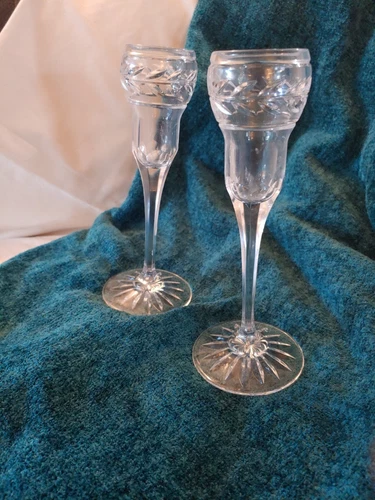 Vintage Ralf Lauren crystal candle holders - Picture 3 of 4