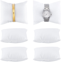 Uhrenkissen Lederimitat Schmuckdisplay 6Er Set FüR ArmbäNder & Uhren