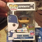 Funko Pop! NFL Tony Romo #66 Toys R Us Exclusive Vinyl Figure Blue White 2016