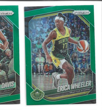 2025 Panini Prizm Seattle Strom Erica Wheeler Green Prizm card