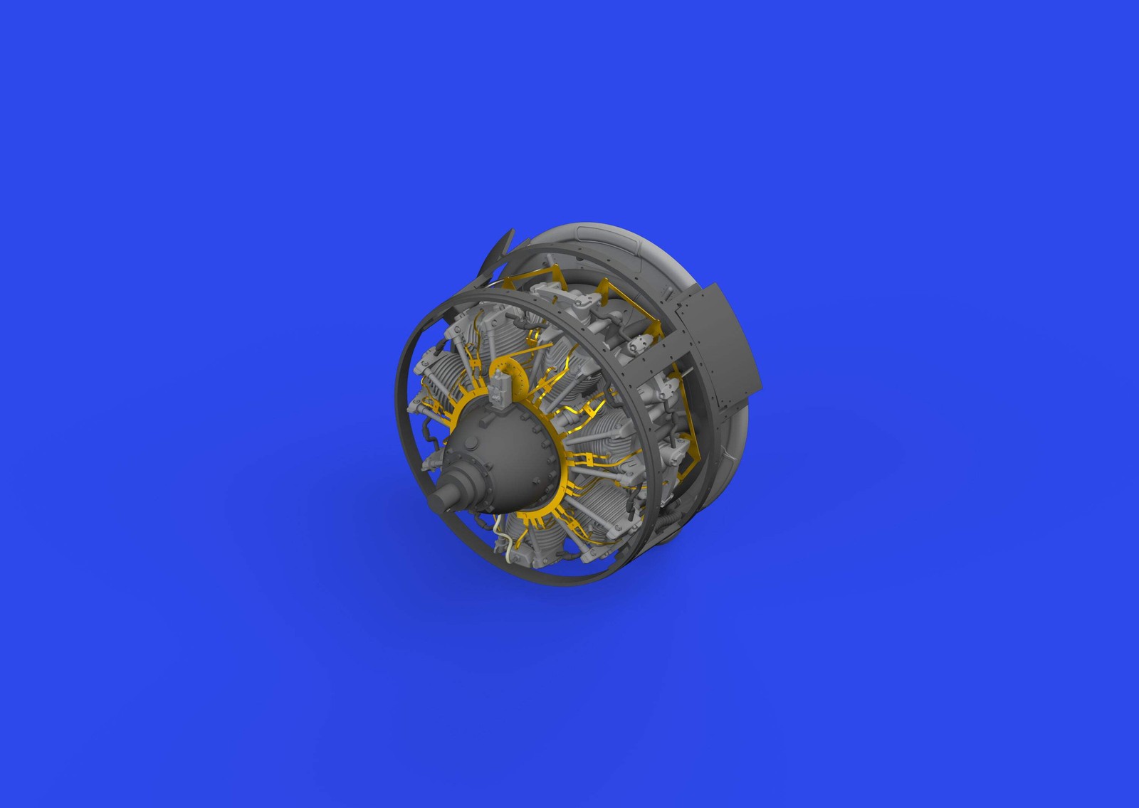 Eduard Brassin 648827 1:48 Grumman F4F-3A Wildcat engine 3D-printed