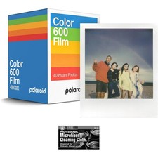 Polaroid Color Instant Film for 600 and i-Type Cameras 5-Pack Bundle with a...