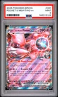 2025 POKEMON DRI EN-DESTINED RIVALS #081 TEAM ROCKET'S MEWTWO EX PSA 9
