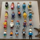 Playmobil Geobra Lucky Rare🍀 20 Lot Of People & Accessories Vintage 1974-now #1