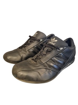 Adidas Porsche Design schwarze Leder Turnschuhe Herren Größe 7,5, Vinatge 2006