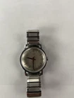 Vintage 1979 Timex Mercury Mens Mechanical Wrist Watch Silver RUNS WELL
