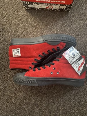 Vision Street Wear suede high top Schuhe Gr.37 Farbe weinrot 