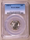 1955-S Roosevelt Dime PCGS MS66 ***RARE ORIGINAL COIN***