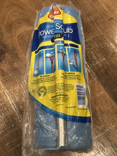 O CEDAR POWER SCRUB TRIPLE ACTION MICROFIBER ROLLER MOP REFILL - Picture 3 of 4