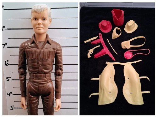 Vintage 1975 Marx Johnny West Adventure Jay West With Accessories*