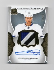 2016/17 UD The Cup Jonathan Drouin Signature Materials Patch Auto /99 Blues