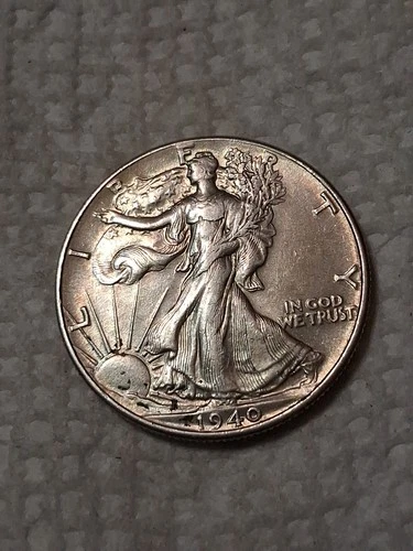 1940 Walking Liberty Half Dollar In VF To EF Condition In My Opinion #447