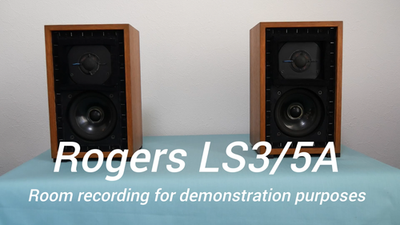 Rogers LS3/5A BBC Monitor SP 15Ω Matched Serial Pair Vintage Rare