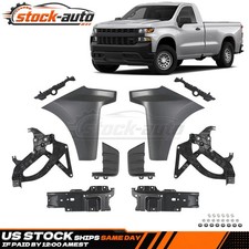 Front Bumper End Cap For 2019-2021 Chevrolet Silverado 1500 W Bracket