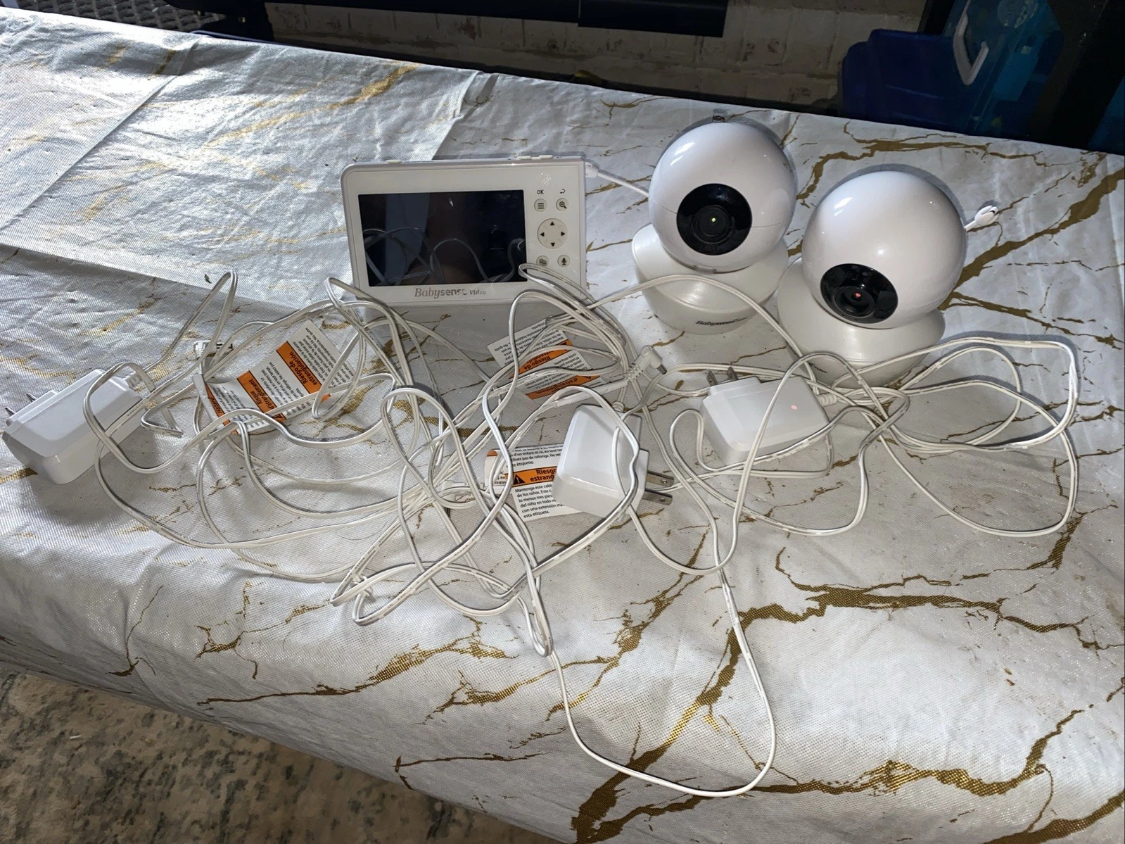 Babysense Video Monitor W/ 2 Cameras & Power Cords Working Condition Tested