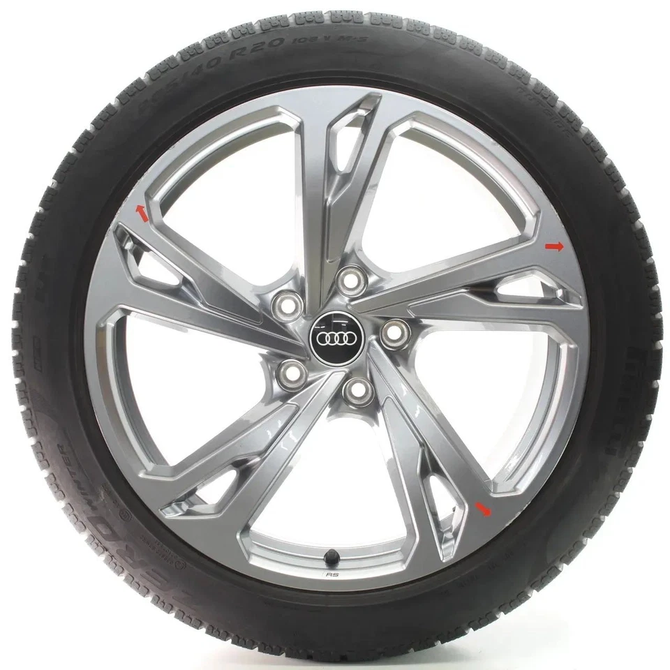 Audi E-Tron GT RS Winterräder Pirelli 245/45-285/40R20 DOT21 4J3601025AN-AP - Bild 3 von 4