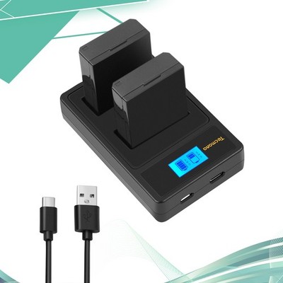 2X LP-E10 Akku 2800mAh+Ladegerät Für Canon EOS 1300D 2000D 1100D Kiss X80 X90