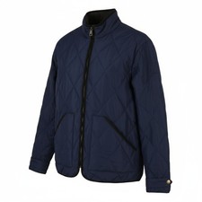SUPERDRY Veste Liner Rembourrée Pour Homme M Bleu À Col Montant Léger