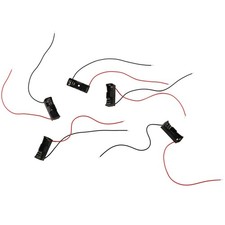 5Pcs 23A/A23 Battery 12V Clip Holder Box Case Black O9G14944