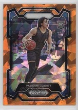 2024-25 Panini Prizm Draft Picks Orange Ice Pacome Dadiet Pacôme #81 00gy