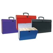 Image of Cathedral Expanding Box File Red