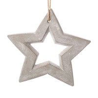 "Dio Only For You - Beton AnhäNger \"Stern\" 17Cm Zum HäNgen"