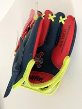 Franklin Air Tech Blue/Red Baseball Glove Mitt youth Childs 8.5” Easy-Closure