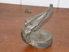 Vintage 1928 Essex Flying Winged Goddess Radiator Cap Hood Ornament