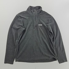 REGATTA Fleece XL Black Womens 1/4 Zip Pullover Outdoor Jumper