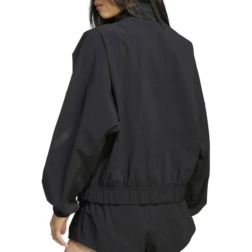 全新带标签女式阿迪达斯 Z.N.E. 全拉链编织运动上衣 - 小号 - 黑色 — 第 2/4 张图片