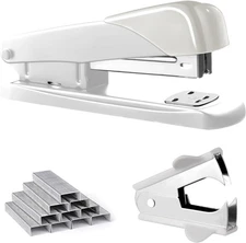 Automatic Stapler for 25 Sheets with Staple Remover and 1000 Staples Office Desk