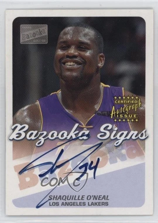 Shaquille O'Neal Basketball Autographed ungraded Sports Trading